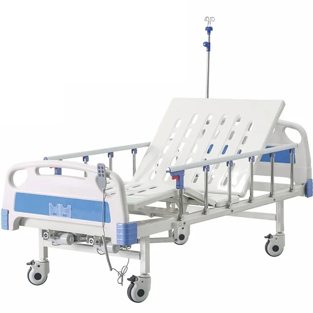 Factory Wholesale Manual electric integrated medical bed Adjustable multi-function Manual electric medical hospital bed