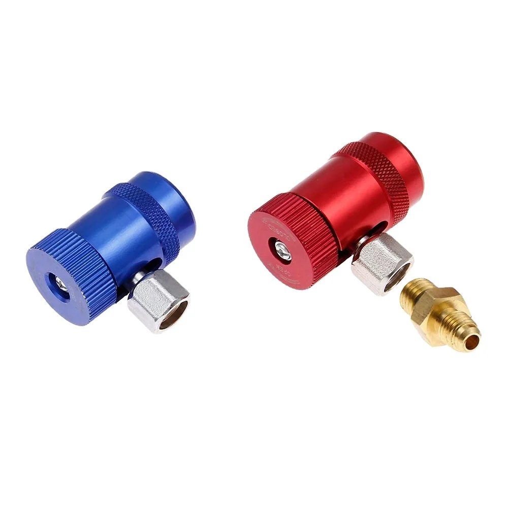 low ac freon manifold gauge hose conversion-4