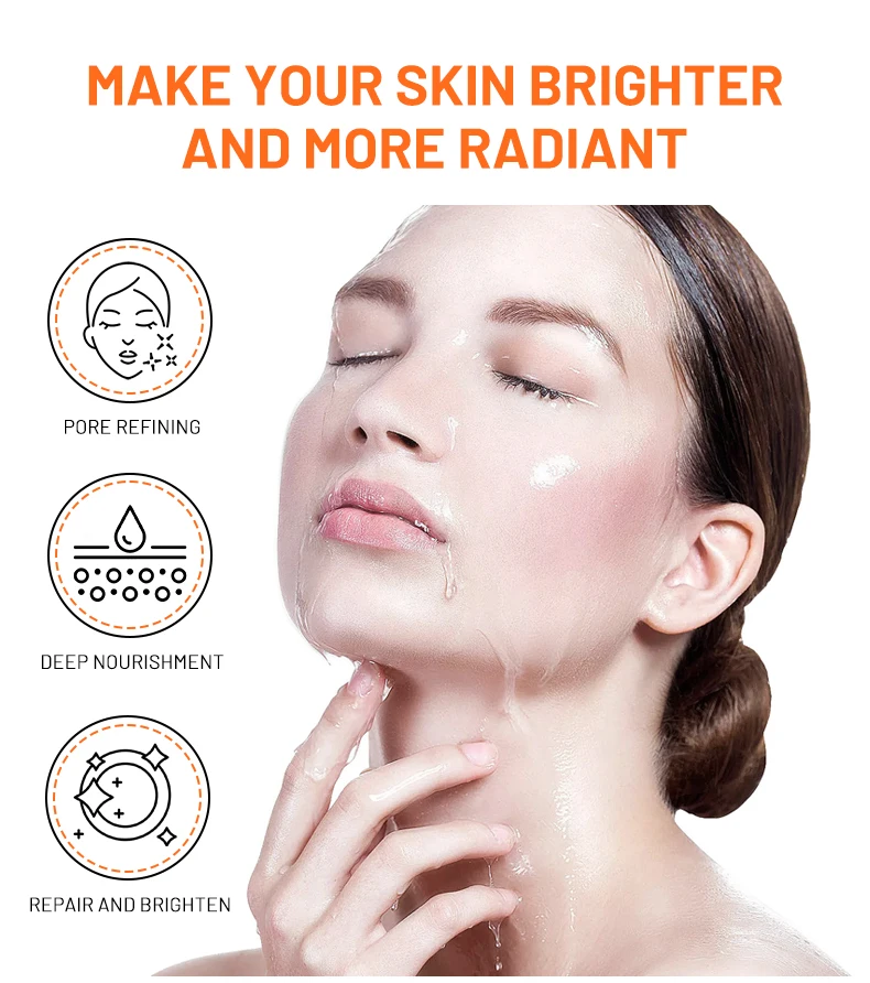 Hot Sale Vitamin C Niacinamide Face Serum for Face Skin Brightening Moisturizing Hyaluronic Acid Face Serum