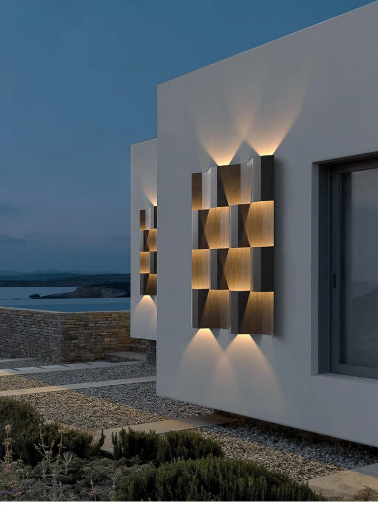 Modern Decorate Lights Led Wall Up And Down Aluminum Garden Light