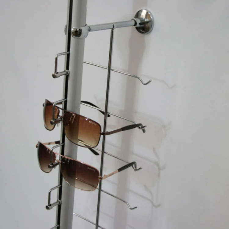 Factory Wholesale Wall Mounted 12/14/16pcs Sun Glasses Display Rack