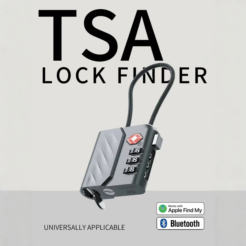 Apple Search Locator GPS Locator, Anti-theft and Anti Loss Lock, Luggage Password Lock for iPhone IPad With Find My APP MFi