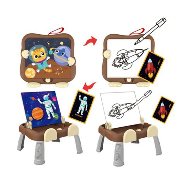 Hot Selling 2 in 1 Transport Puzzle Board Early Education Machine Drawing Board Toy