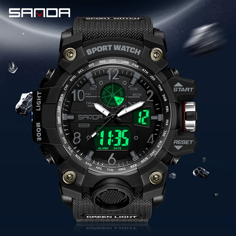 Sanda 2024 digital watch