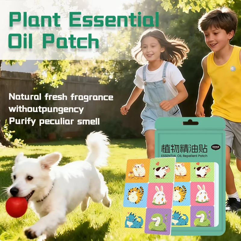 Herbal Essential Oil Mosquito Repellent Patches Main Banner