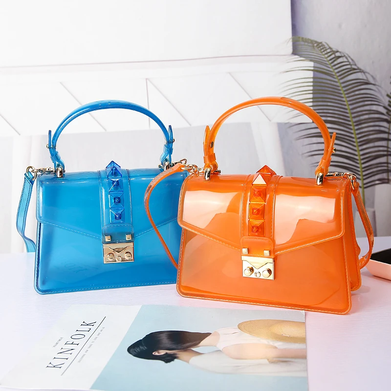 tommy hilfiger transparent bolsa