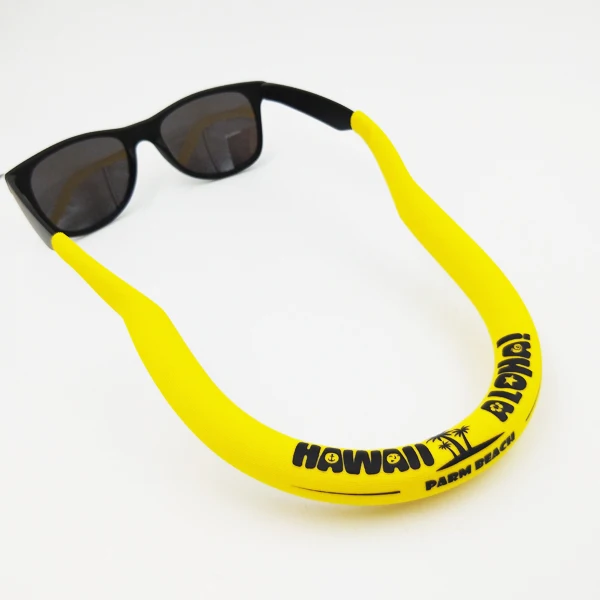 
Custom Logo Branded Promotional Neoprene Floating sunglasses strap for swimming 
