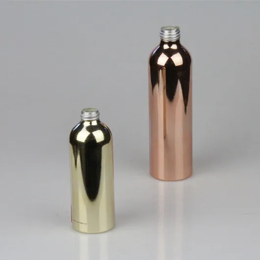 Luxury 20ml 30ml 50ml 100ml Shiny UV Coating Perfume Cosmetic Aluminium Bottles Can Be Silk Printing