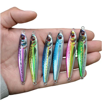 New Arrival Printed 40g/7.3cm Long Jigging Lead Fish Fast Sinking Hard Bait for Sea Fishing – Metal Jig – view 4