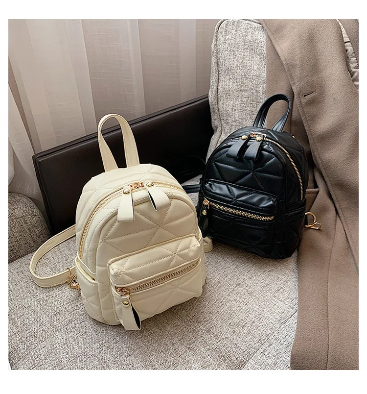 2021korea Stylish Quilted Luxury Fashion Small Backpack Bag Suede Cute Mini  Backpack For Girls - Buy Mini Backpack For Girls,Fashion Backpack Bag,Mini