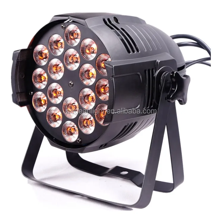 18x15w LEDパー缶rgbwa uv 6 in1アップライトステージLEDパーライト