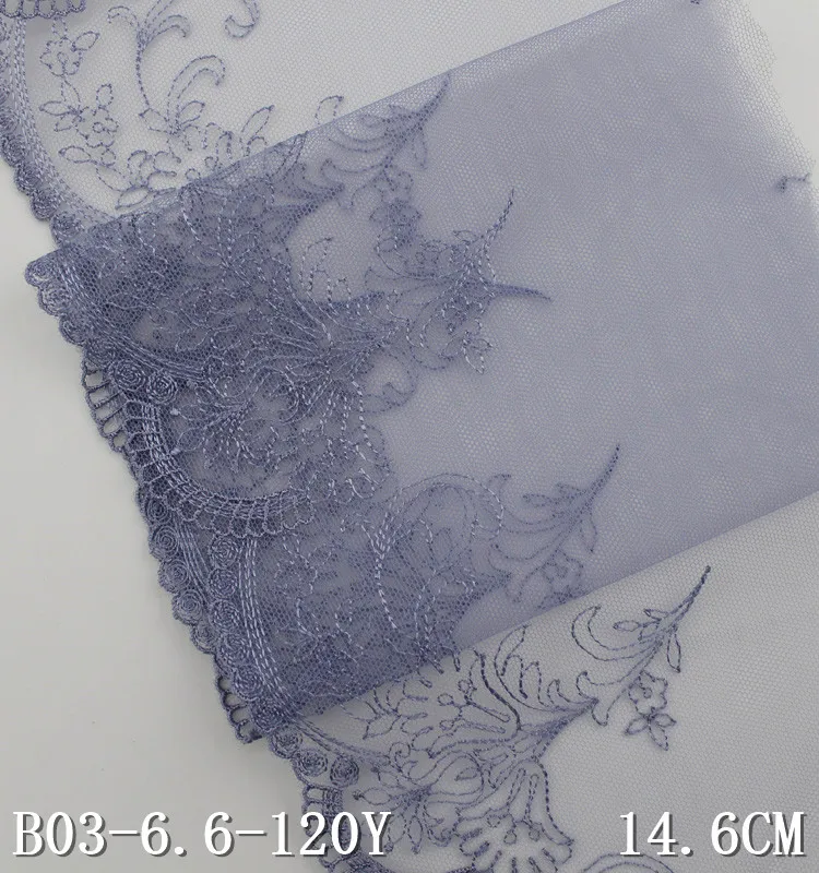 wide blue lace