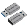 Type c Female to USB a Male Silver