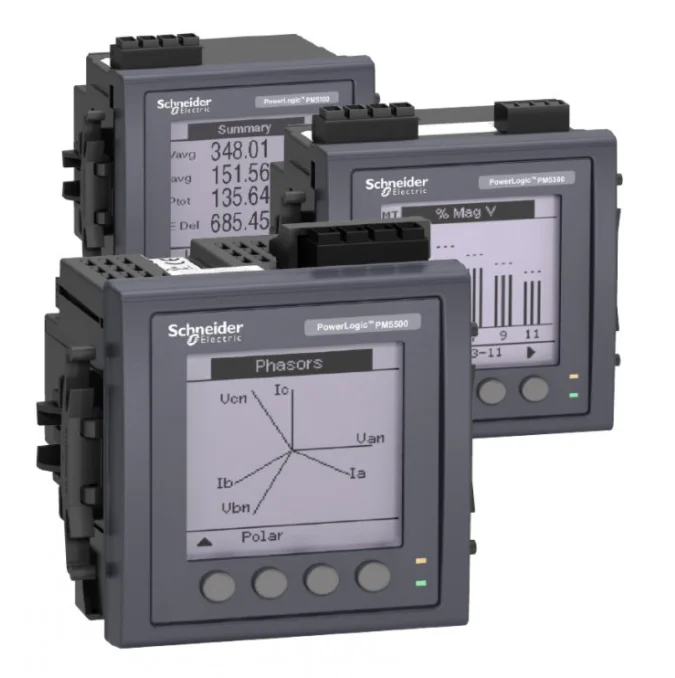 Schneider Electric Energy Meter & Power Logic Contactor – METSEPM5320, PM5566, PM5340