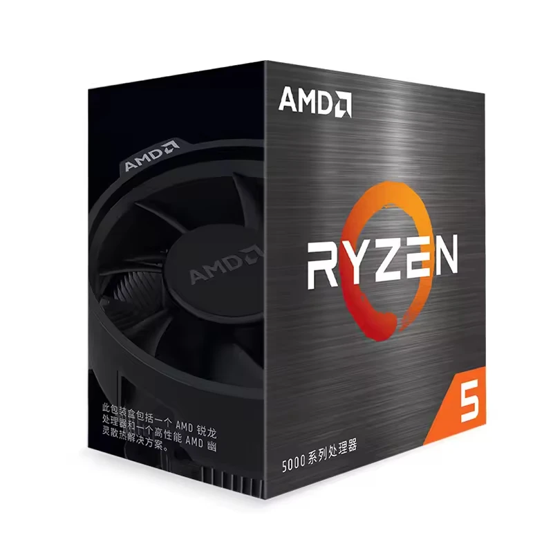 AMD R5 5500 6-core 3.6GHz 12-thread Socket AM4 65W desktop processor with DDR4 128GB RAM.