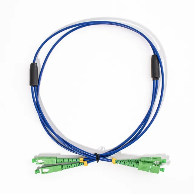 OEMJue Hong Armored Single Mode Duplex FiberJumper Fiber Optical Patch Cord SC LC SC FC ST UPC APC Rodent Proof Armored Jumper