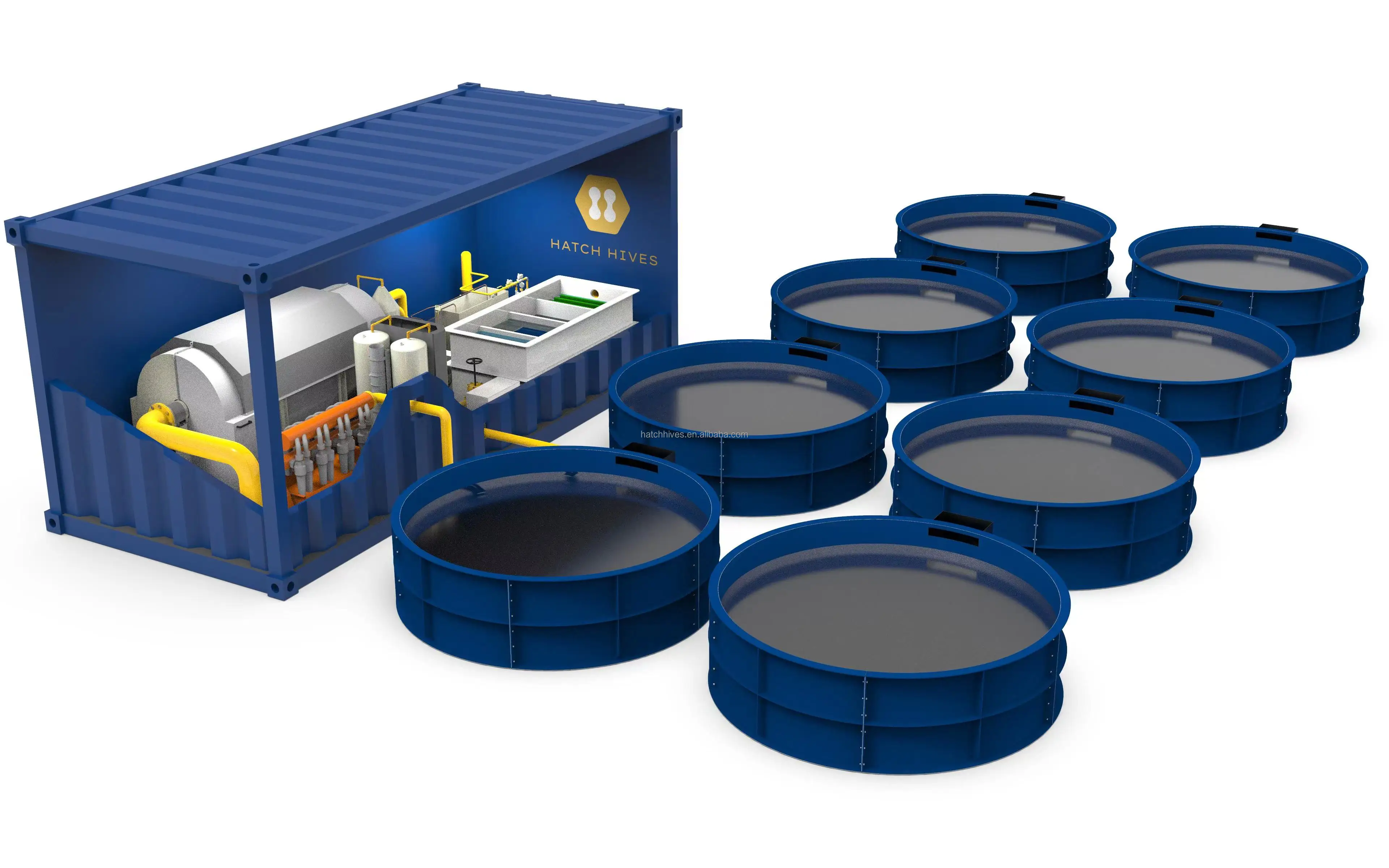 Industrial Vertical Ras Farming System - Recirculating Aquaculture