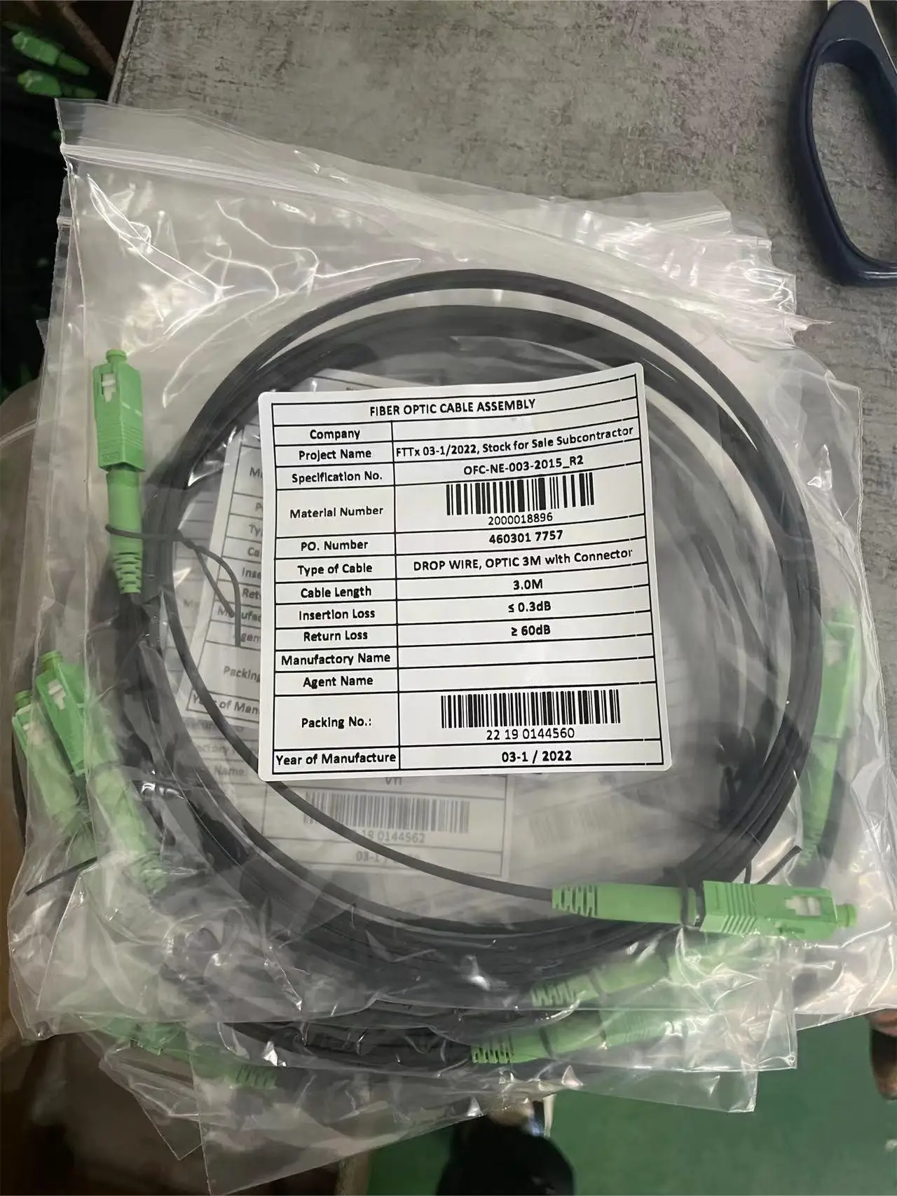 Sc/upc Sc/apc Jumper Ftth Outdoor Drop Cable G657a G652d Fiber Optical ...