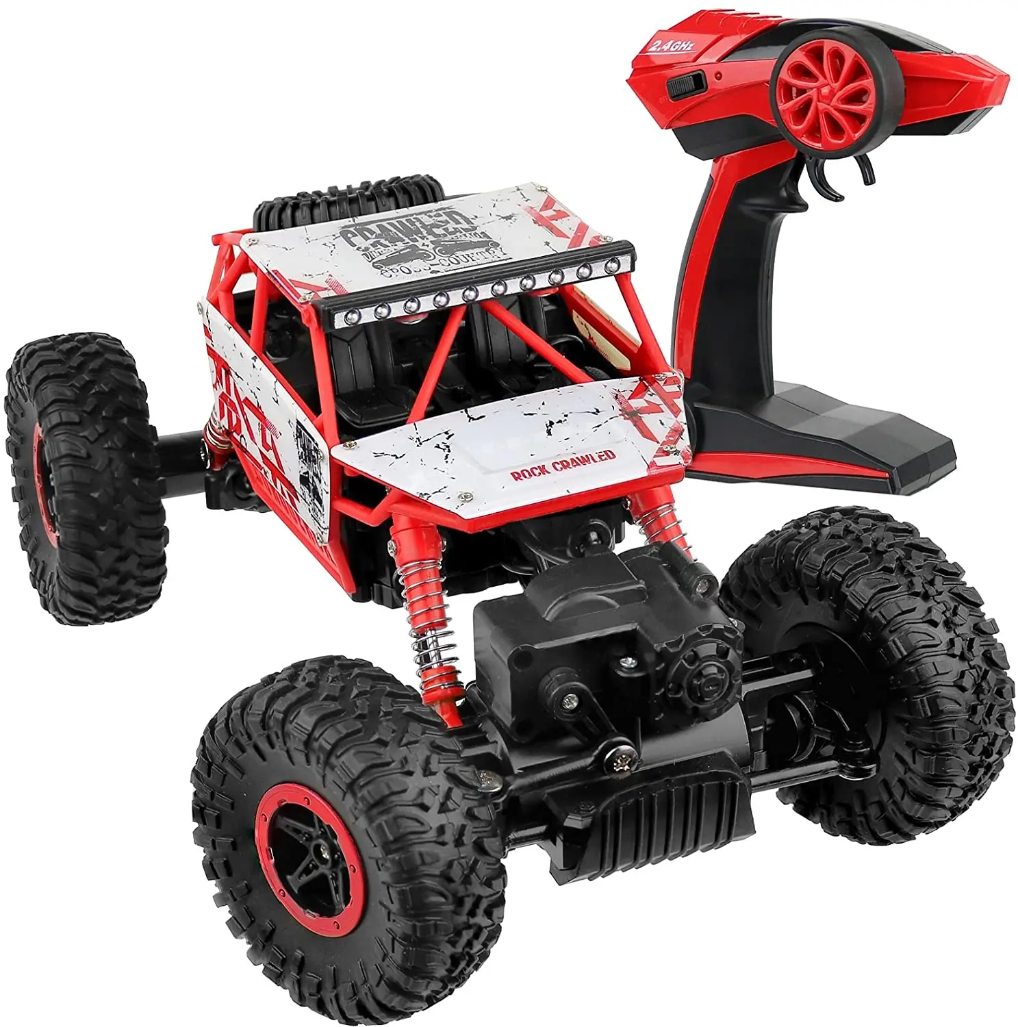 Zhengguang Popular 1/16 Scale Remote Control Monster Truck RC Rock Crawler 4x4 High-Speed Drift 4WD Off-Road Car 2 Channels TPR