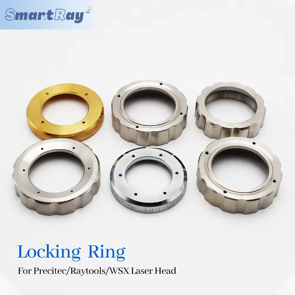 Laser Locking Ring Fasten Nut for Precitec Raytools BT240S BM109 BM111 WSX Fiber Laser Head Ceramic Laser Machine Parts