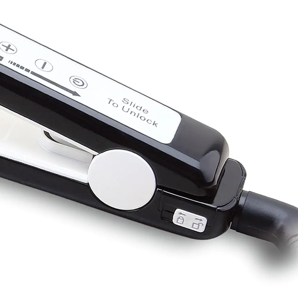 Fast Heating Customized Titanium LCD Display Hair Straightener Best Magic Flat Iron mac Hair Straightener