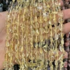 Natural Lemon Quartz Nugget Beads