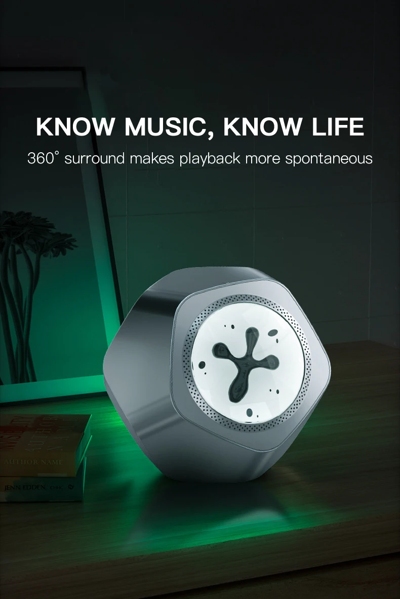 Fluid Speaker Round Falling Fluid Speaker Dedicated