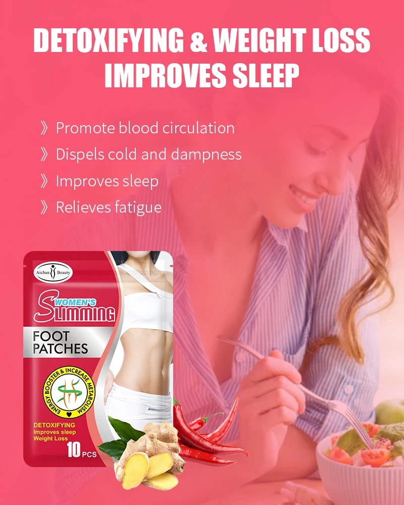 Aichun Beauty 10pcs Detox Slimming Patch Arms Tummy Patch Slim Patch