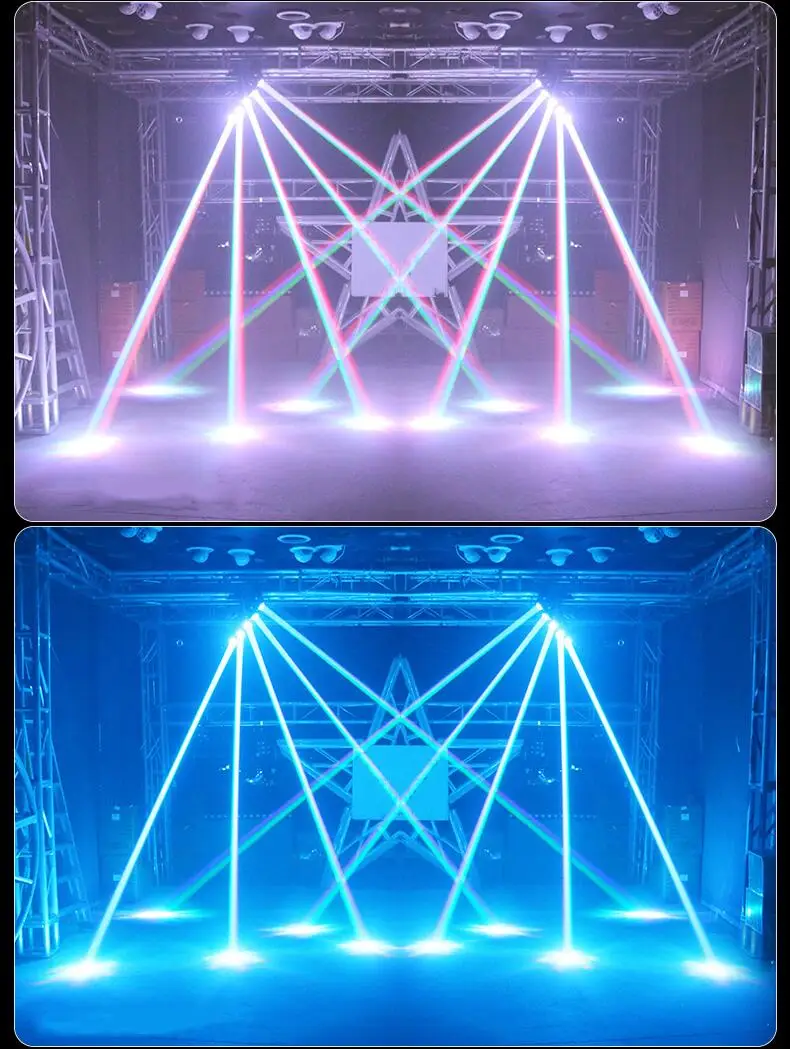 New Led Strip Beam Shaking Head Lamp 5x40w Head Rgbw Professional Stage