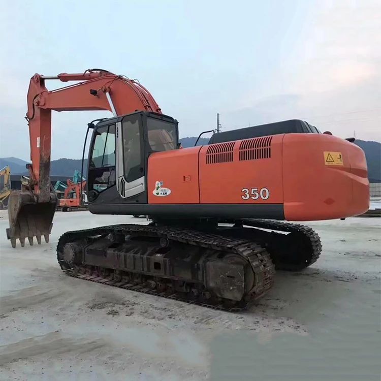 35 Ton Used HITACHI ZX350 Crawler Excavator - Video Inspection
