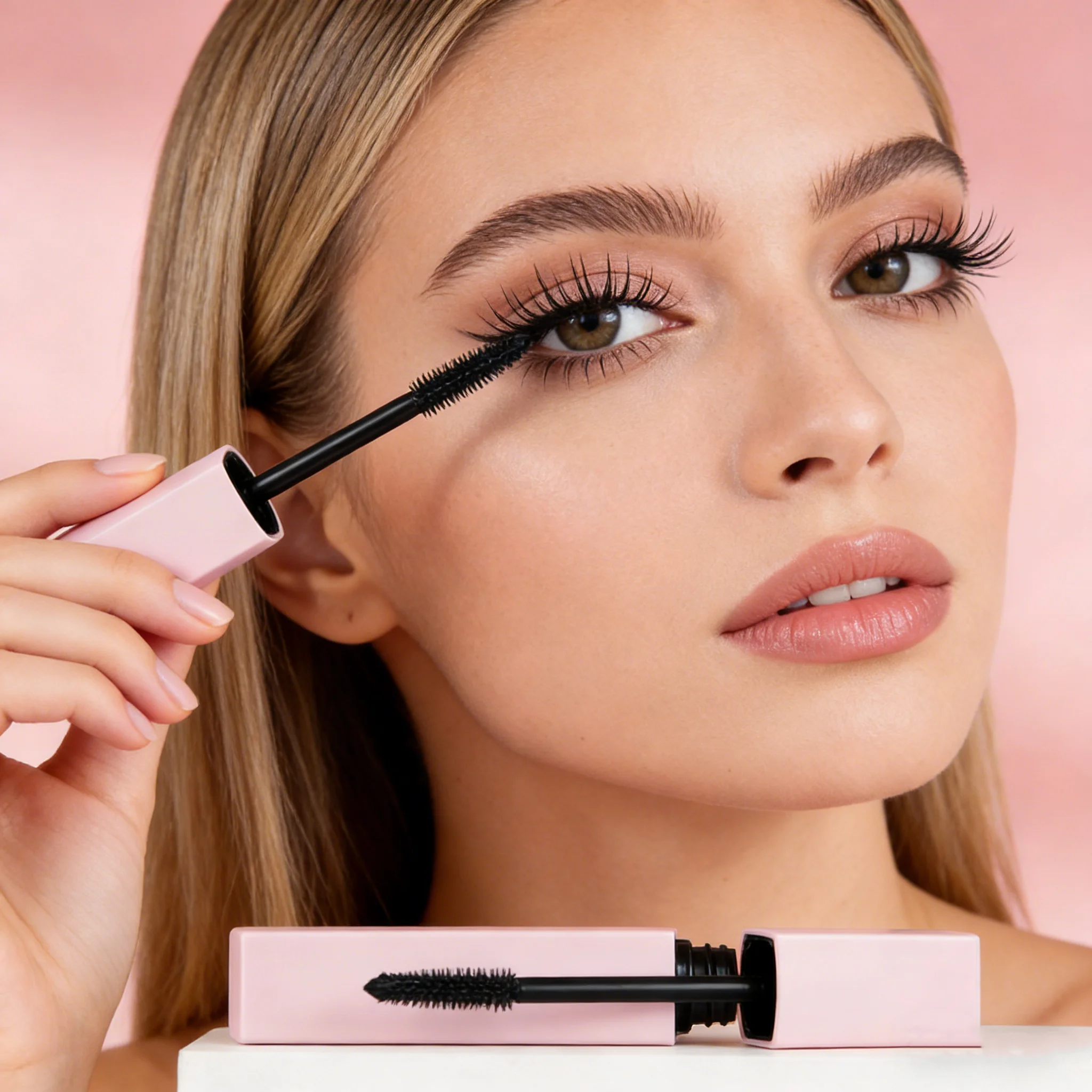 Waterproof Beauty Eyelash Fiber Mascara Custom Logo Natural Curling and Lengthening Makeup Stick