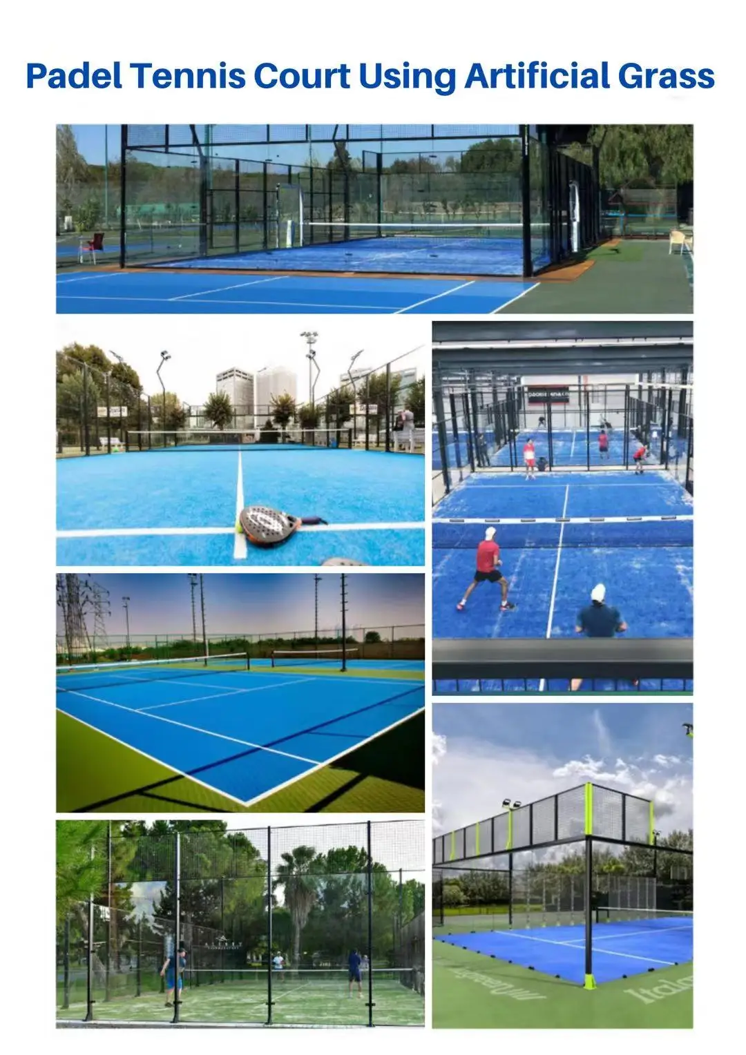 Grama artificial para quadras de padel: eleve sua experiência de tênis de  padel - fabricante líder de grama artificial na China