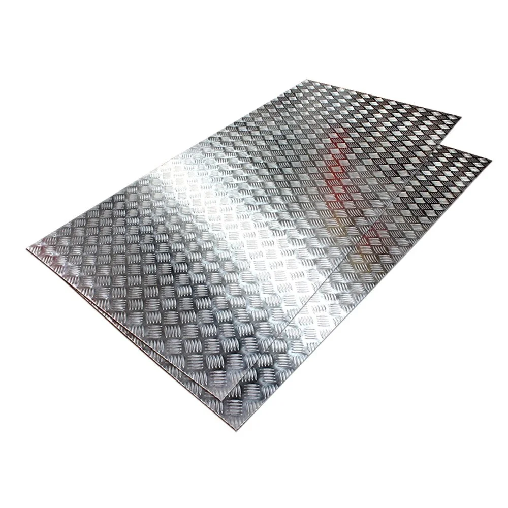 Factory Directly Supply 3003 3004 5052 5083 6063 6061 Tread 5 Bars Embossed Aluminium Plate Sheet