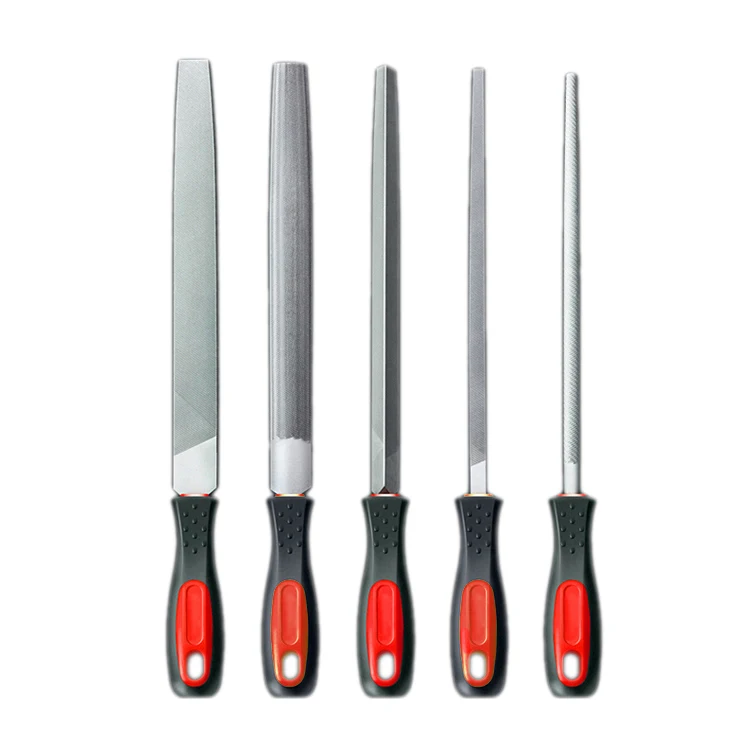 Flat Half Round square Triangle 6 8 10 12 Inch T10 T12 Engineer Steel Files with Second Cut Hand Grinding Tools