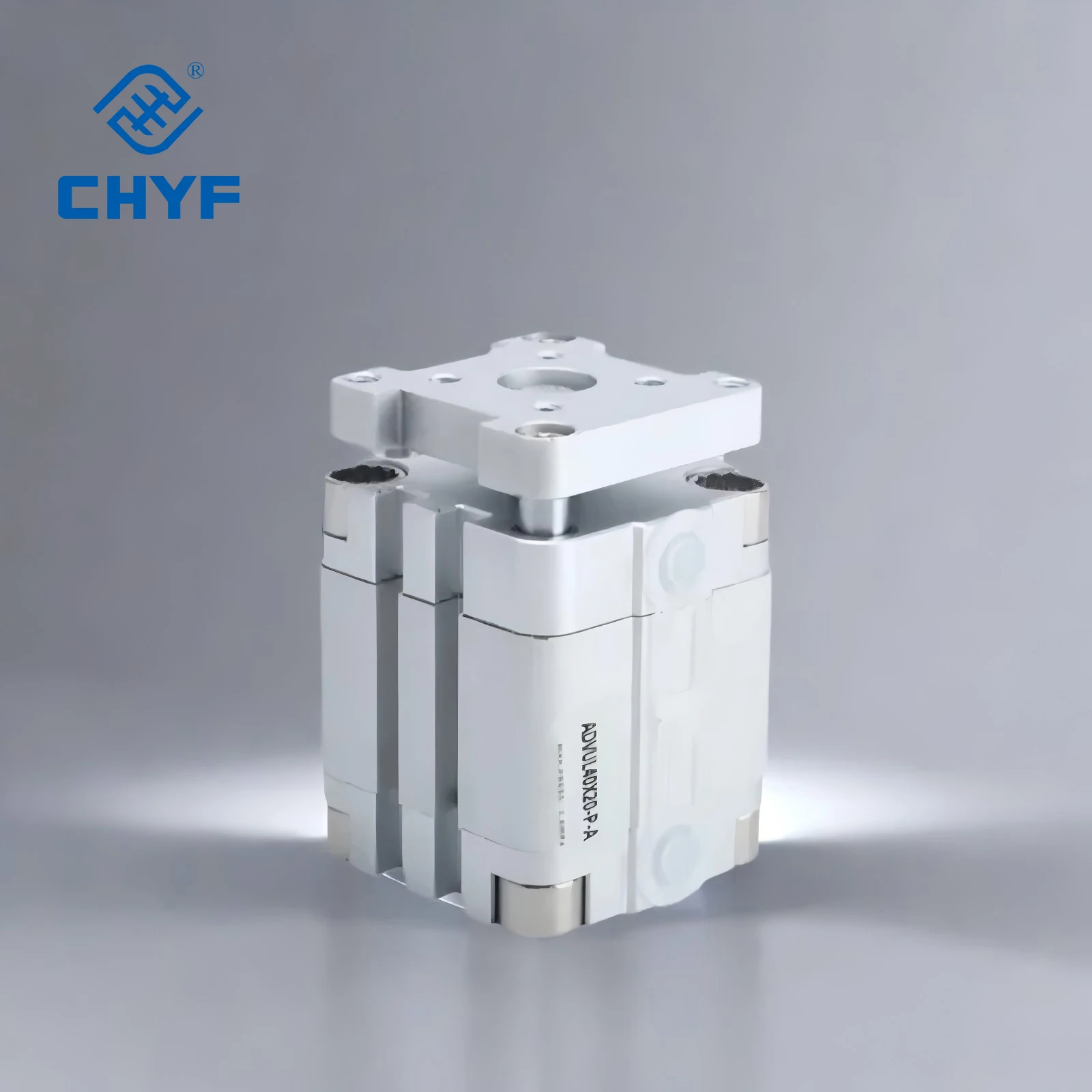 product chyf compact cylinder advul series double acting cylinder with piston rod protected-4