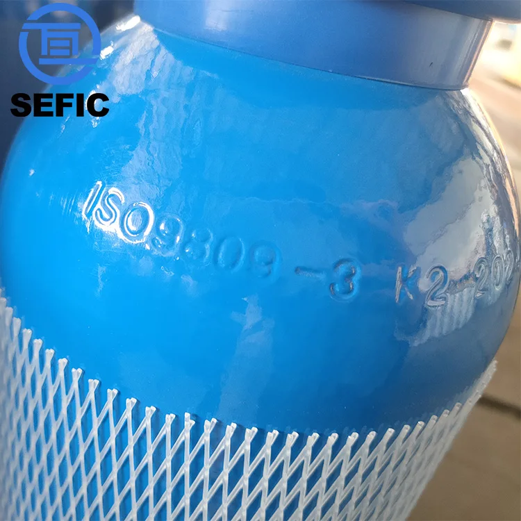 Customized Color Iso9809-3 5L Mini Oxygen Tank 5 Liter Empty Gas Bottle for Medical Use