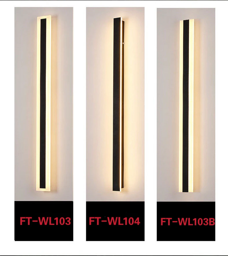 Waterproof Strip Wall Light Highlight Luxury Garden Wall Lights Outdoor Indoor of Light