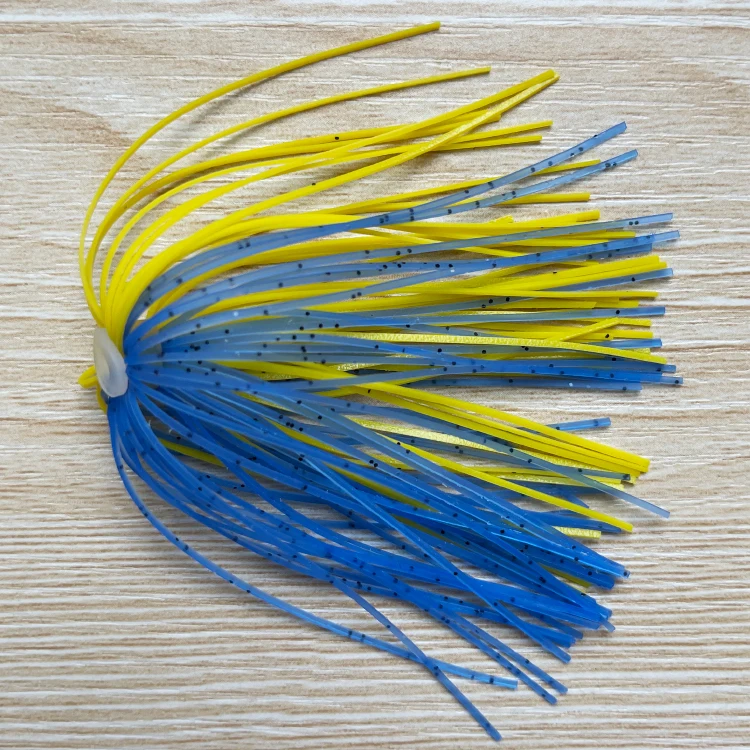 OROOTL Silicone Fishing Jig Skirts - 12 Bundles For DIY Spinnerbaits, Buzzbaits, Lure Making
