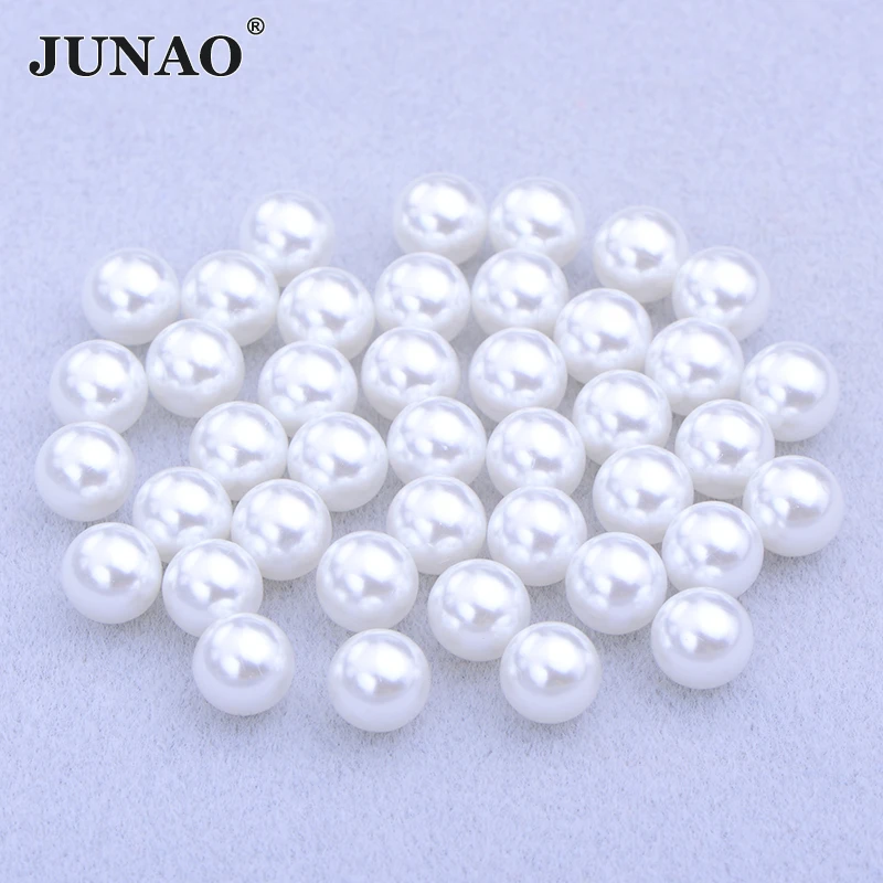 15.5 Genuine White Tridacna Shell Round Giant Clam Beads Pearls
