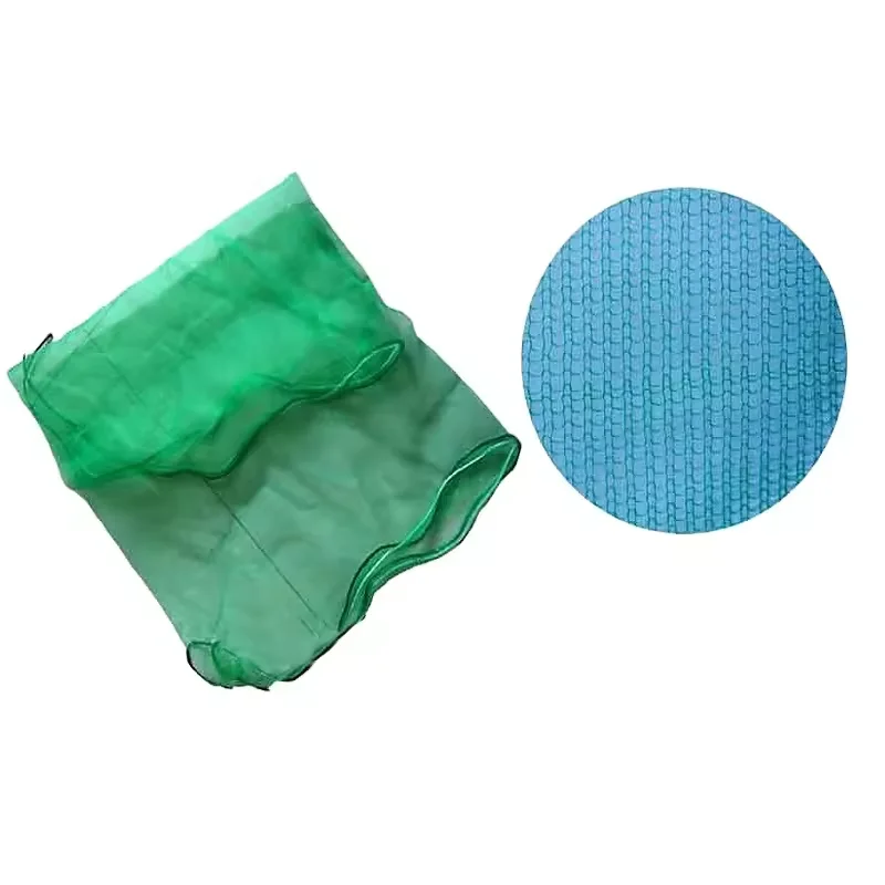 Bolsa de malla de monofilamento verde de HDPE de 70 x 90 cm y 80 x 100 cm para cubrir palmeras datileras