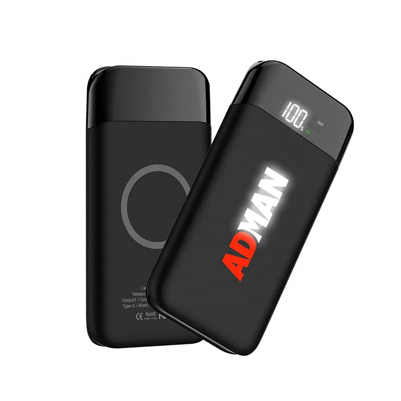 
 VPB-958WL Amazon Горячий светодиодный дисплей Быстрая зарядка Беспроводной внешний аккумулятор 20000mah внешний аккумулятор для смартфона  