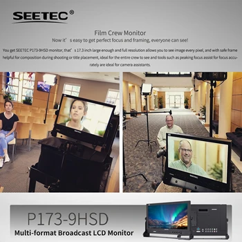 SEETEC P173-9HSD Customizable Multi-Camera Broadcast Monitor 3G-SDI Input Bulk Order Professional Broadcast Monitor detail image