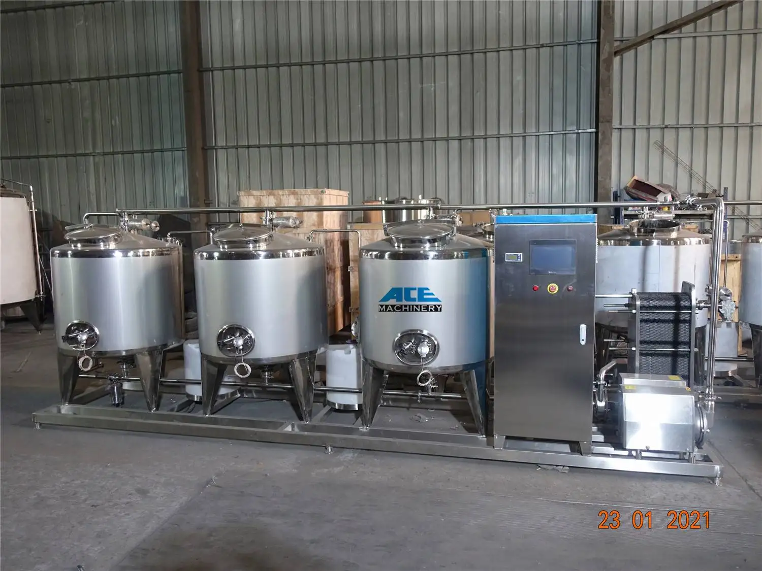 Новый дизайн продуктов питания напитки и фармацевтика производство Cip система Оборудование Очистки Deviuce