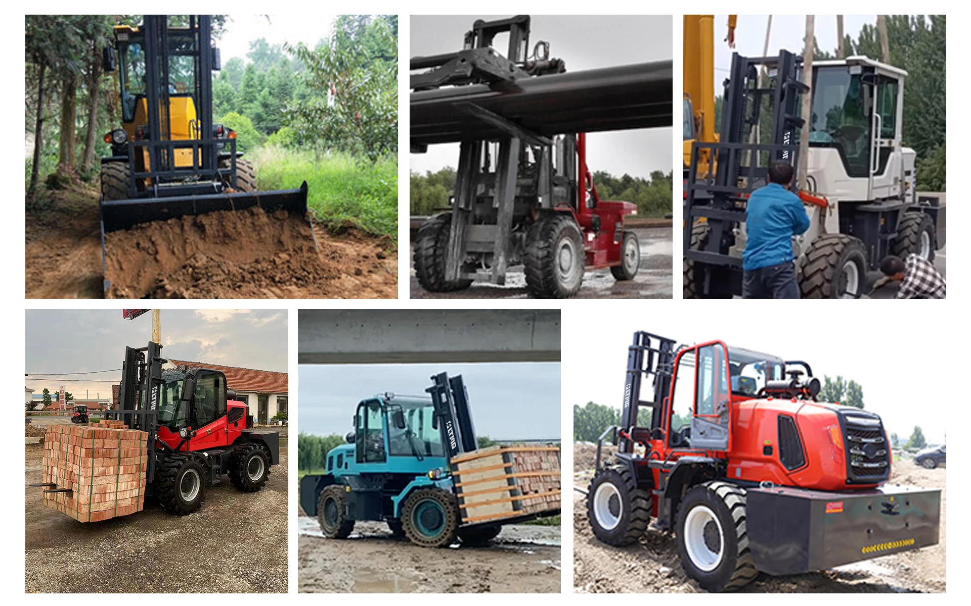 LTMG Articulated off Road Forklift - 3.5 Ton CE Certified