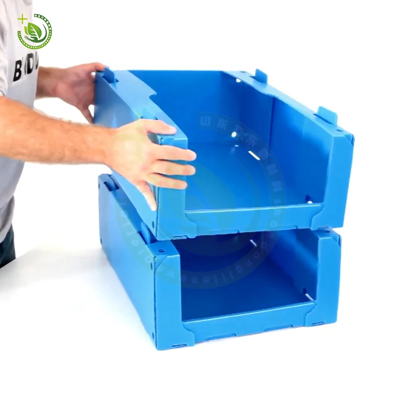 Stackable Warehouse Storage Plastic Boxes PP Board Clothing Picking Bins for Cloth Storage and Bin Organization
