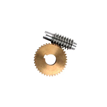 Brass Small Module Worm Wheel Worm Gear Support Customized of Drawings and Samples