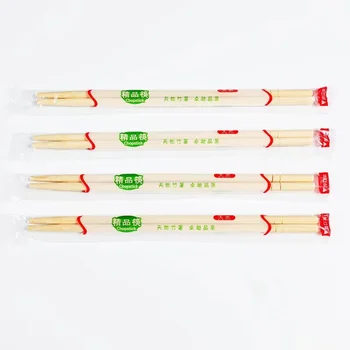 High Quality Disposable Bamboo Chopsticks Bamboo Chopstick With Custom Logo Round Sushi Twins chopstick Reusable For Restaurant