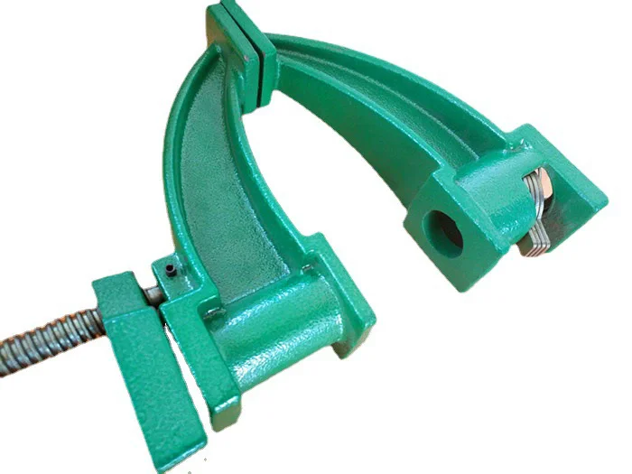 TEBAK Super Heavy Duty 6-Point Deep Throat Pipe Clamp Quick Woodworking Panel Pipe Clamp Powerful U-Shaped Fixing Clamp