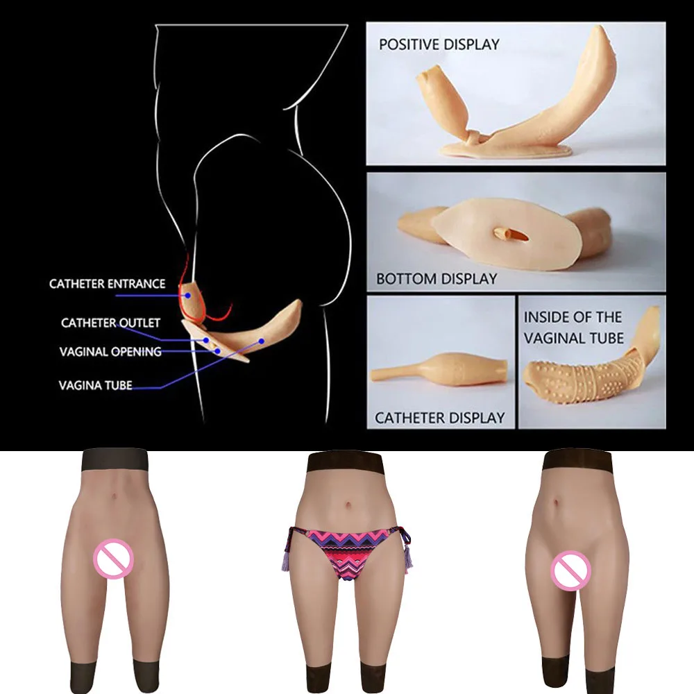 Culotte Silicone Rehausseur De Hanches/pantalon Vagin Pour Transgenre/travesti - Taille Unique, NEUVE