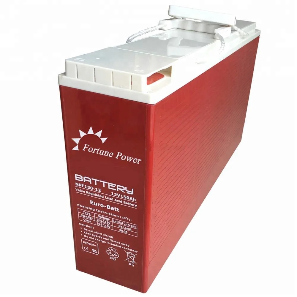 Front Terminal AGM Battery 12V 150AH 180AH 190AH 200AH UPS Battery Inverter Battery